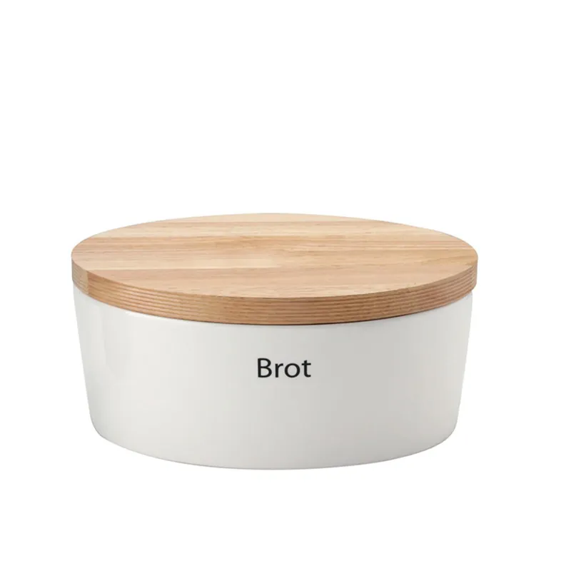 Continenta Brottopf oval mit Holzdeckel 30 x 23 x 13,5 cm Meistverkauft