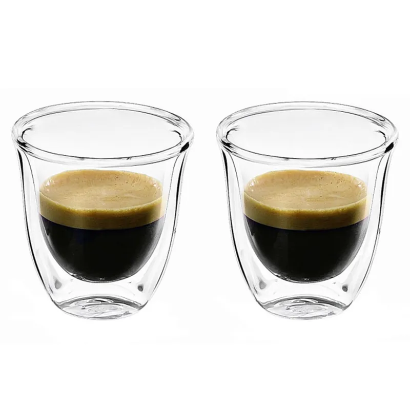 Abverkauf De‘Longhi Espressotassen aus Glas 2er-Set