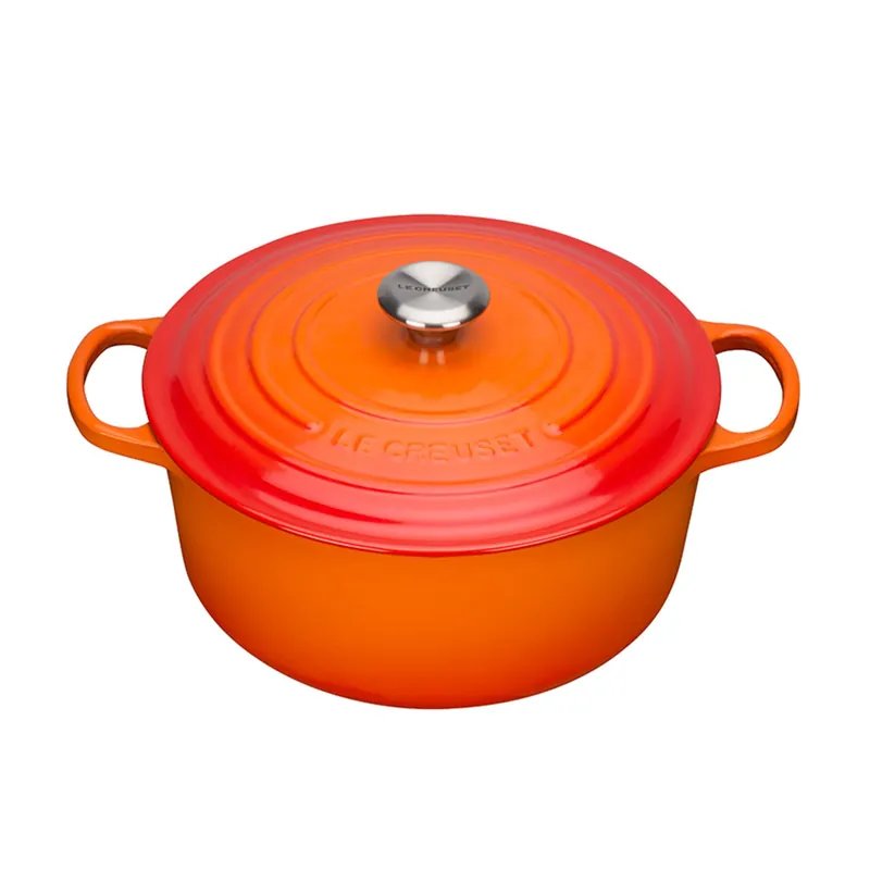 Le Creuset Bräter Signature 28 cm Ofenrot 6,7 L rund Jetzt Kaufen