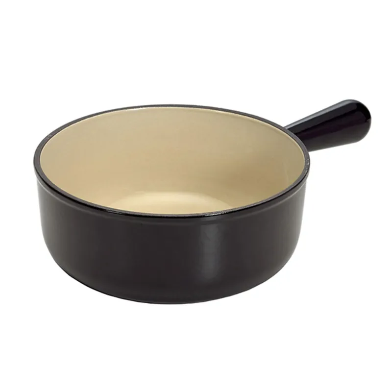 Ausverkauf Le Creuset Caquelon 18 cm Schwarz