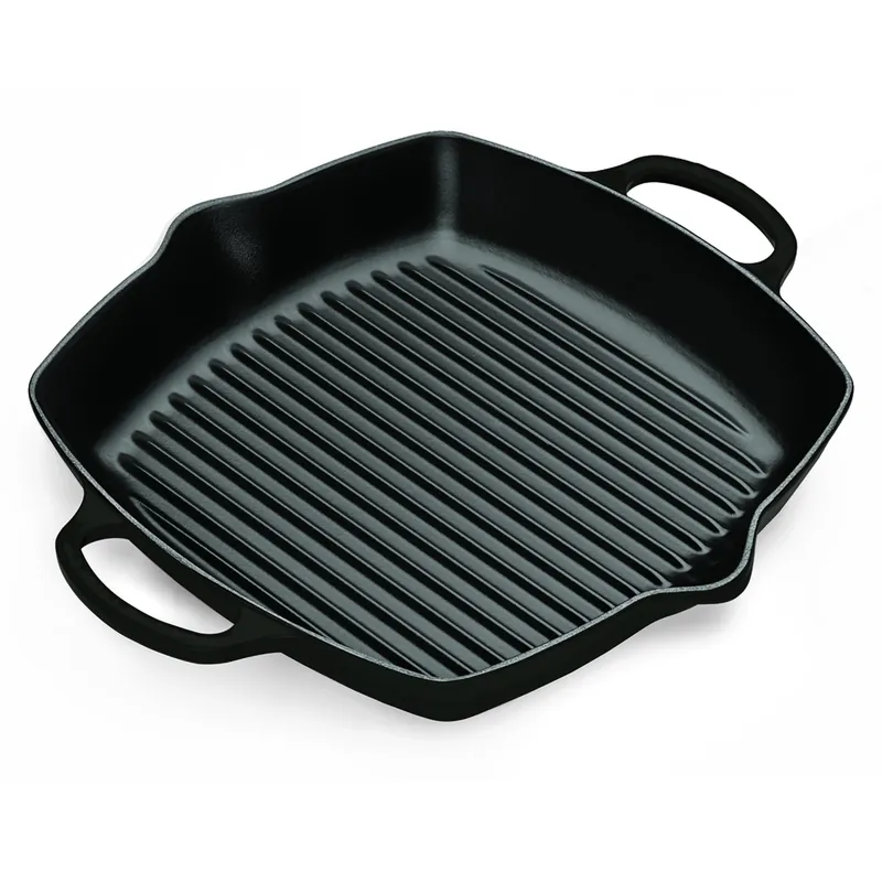 Le Creuset Grillpfanne Signature Quadratisch Hoch 30 cm Schwarz Knallerangebot