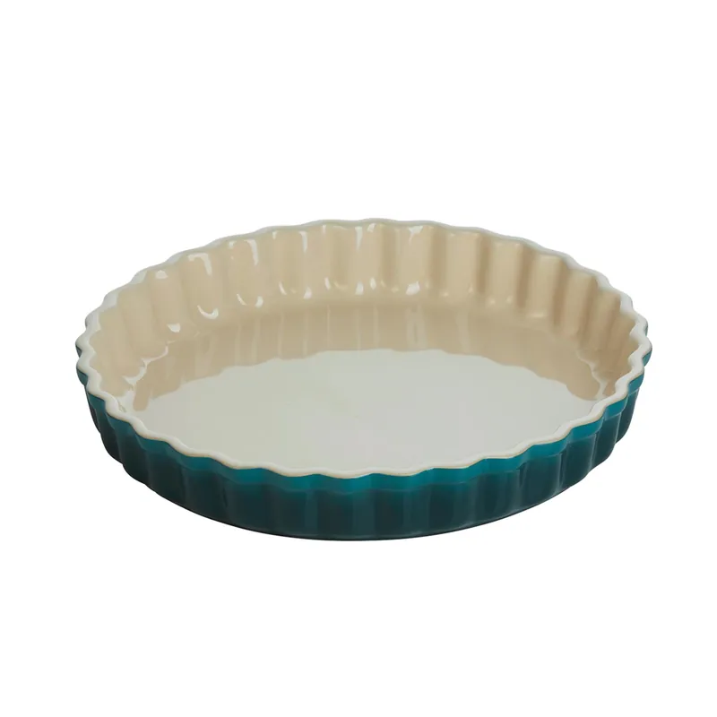 Le Creuset Tarte-Form 28 cm Deep Teal Highlight