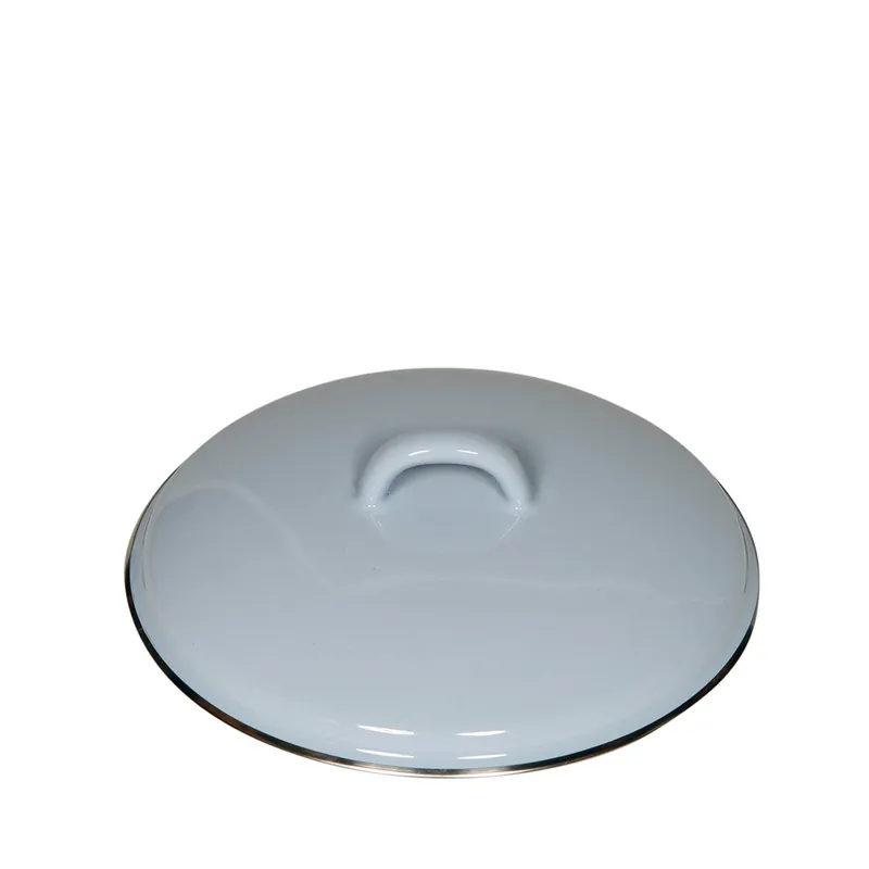 Angebot Riess Deckel aus Emaille 18 cm Blau