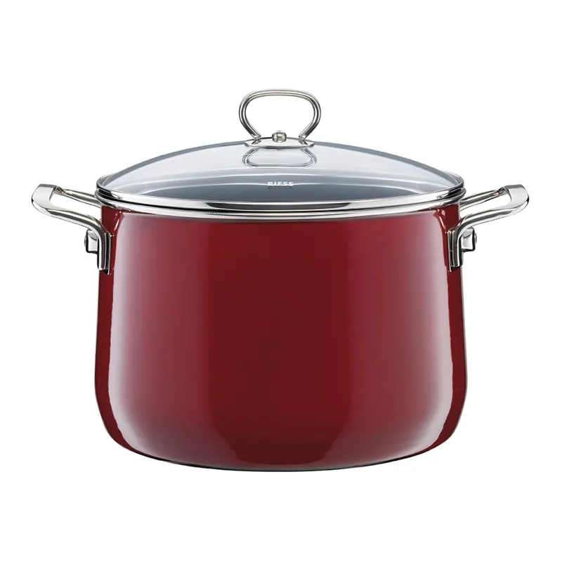 Garantierte Lieferung Riess Emaille Fleischtopf 24 cm 6,5 l Nouvelle Rosso Top 3000