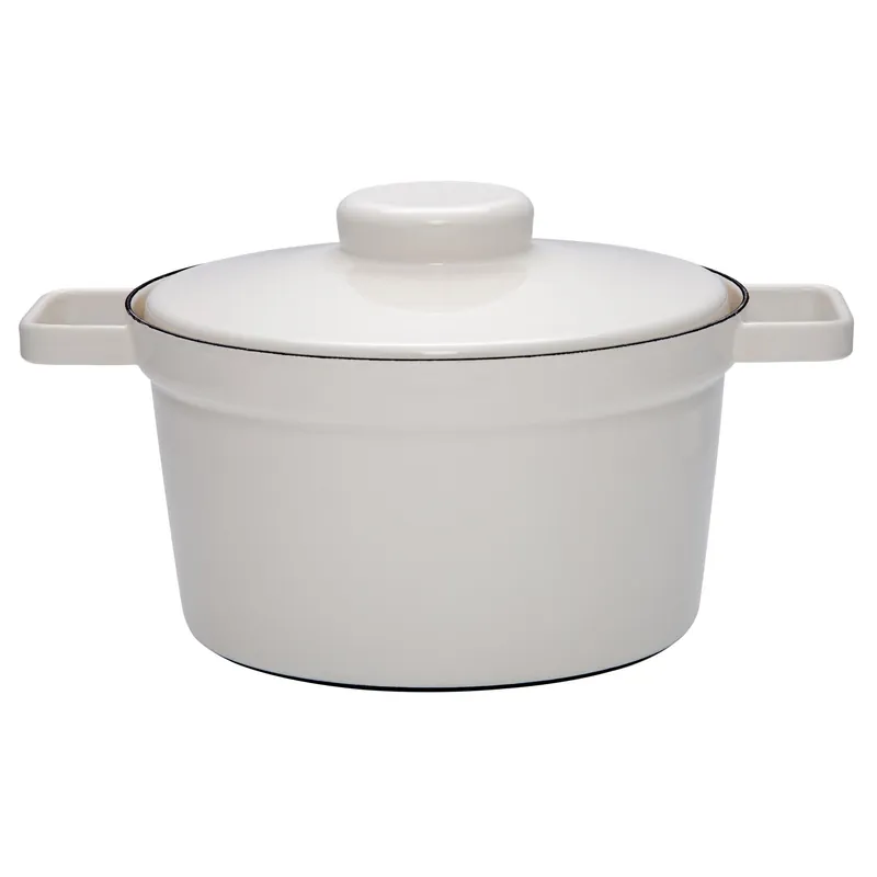 Sonderangebot Riess Emailletopf Aromapot 24 cm 3,5 l leichtes Grau