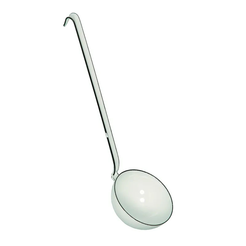 Geprüft Riess Schöpflöffel 8 cm Emaille