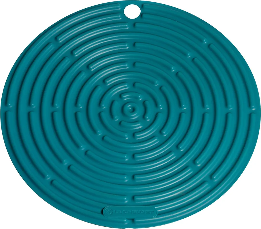 Le Creuset Topflappen Klassik Rund Deep Teal Neuheit