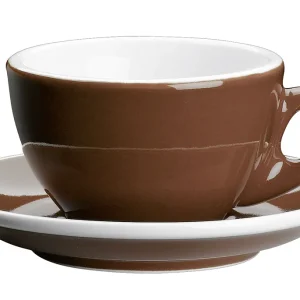 Bestseller CILIO Cappuccinotasse ROMA Porzellan 100ml marone