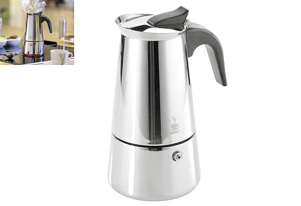 GEFU Espressokocher 6 Tassen Emilio Edelstahl Top-Seller