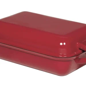 Markenware RIESS Bräter 32x22x11,5cm rot Emaille