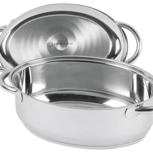 Versand Am Gleichen Tag SCHULTE-UFER Multibräter oval 4,5 l Ø30cm Edelstahl