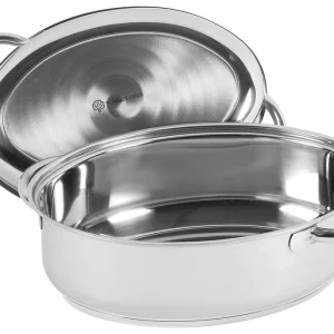 SCHULTE-UFER Multibräter oval 6,5 l Ø34cm Edelstahl Geprüft