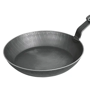 Solange Der Vorrat Reicht TURK Servierpfanne schmiedeeisern Ø24cm mit gebogenem Stiel und hohem Rand schwarz