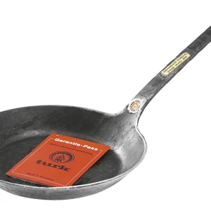 Letzte Chance TURK Pfanne freiform-warmgeschmiedete, mit Hakenstiel Ø32cm