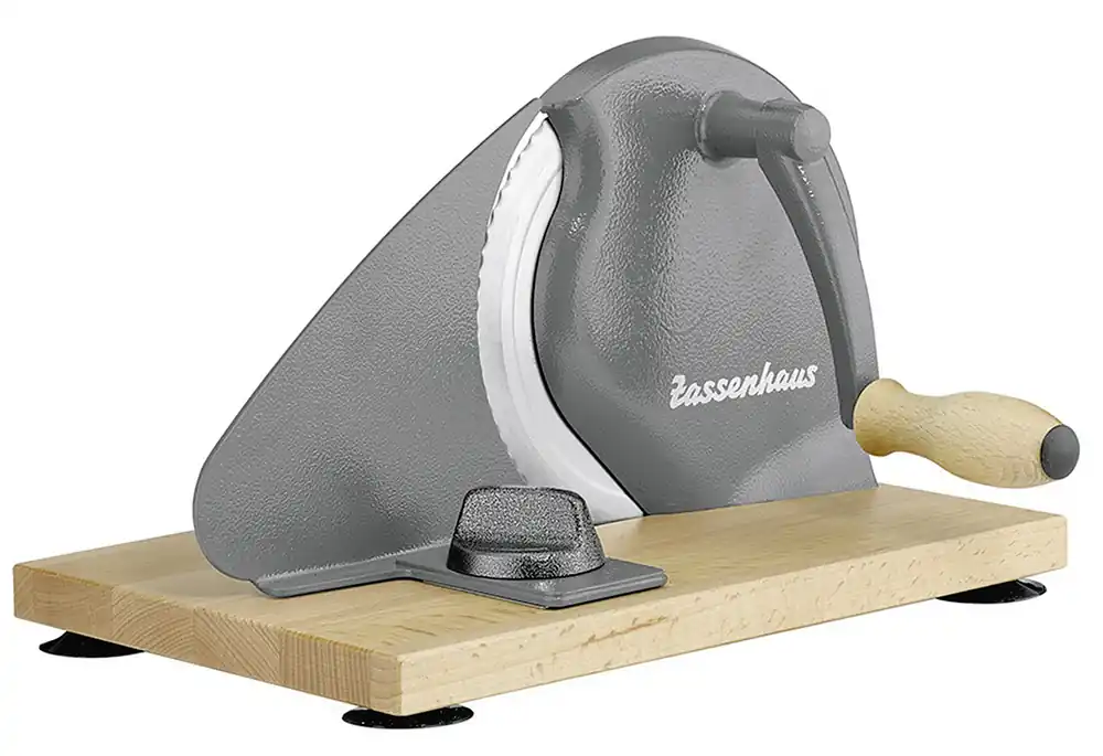 ZASSENHAUS Brotschneidemaschine Classic grau Neuheit
