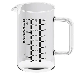 Nur Für Kurze Zeit BOHEMIA CRISTAL Messbecher mit Henkel 0,5 l