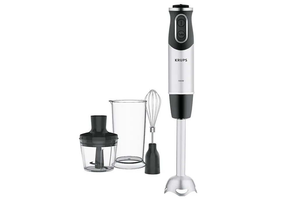 KRUPS Stabmixer HZ6568 Edelstahl Schneller Versand