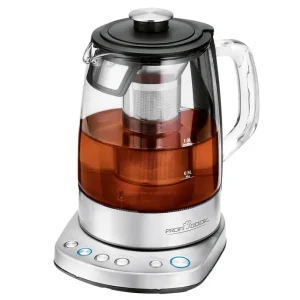 PROFICOOK PC-WKS 1167 G Tee-/Wasserkocher 1,5l 2200Watt Edelstahl/Glas Abverkauf