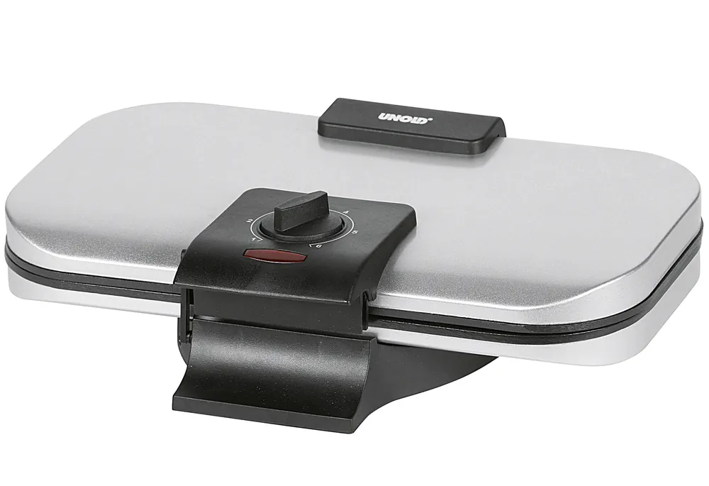 UNOLD Waffelautomat 48241 für 2 Waffeln in Herzform, 1200 W silber Garantierte Lieferung