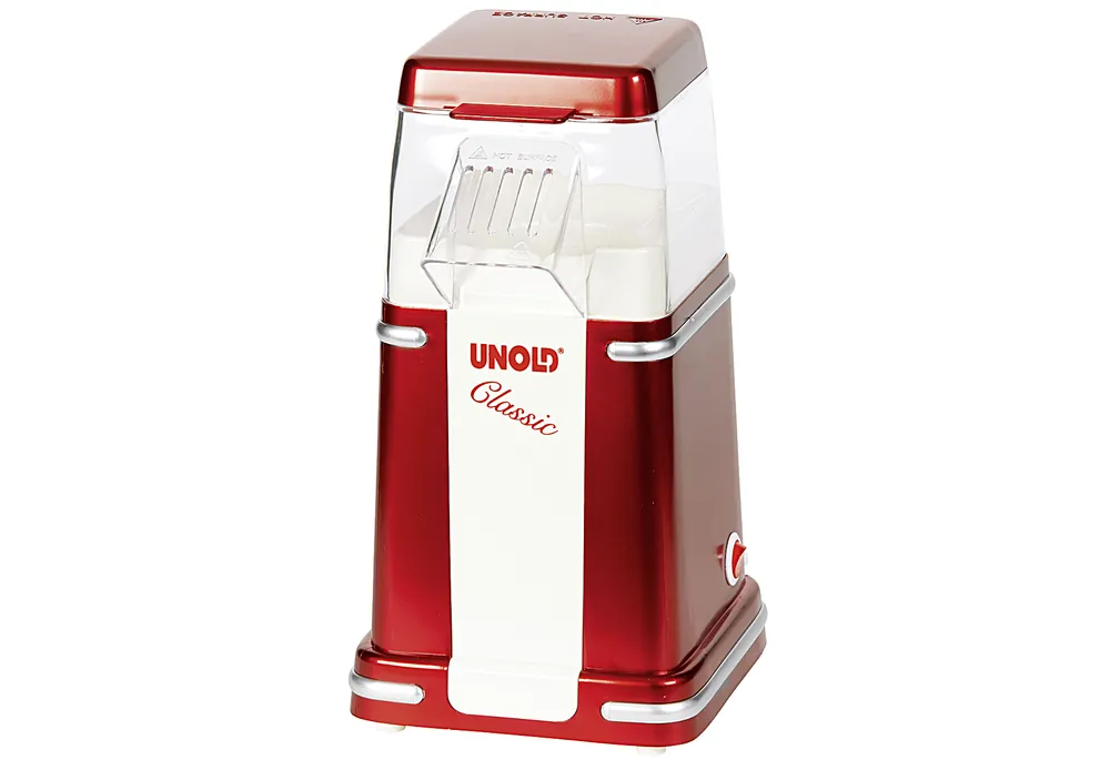 UNOLD Popkornmaker 48525 900 Watt rot-metallic/silber Must-Have