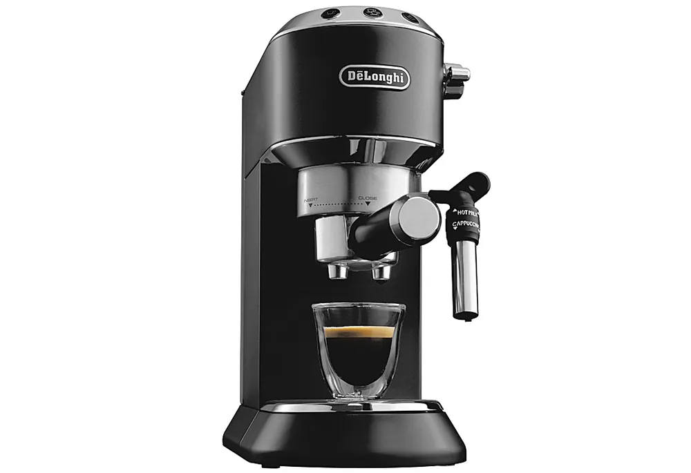 DE LONGHI Espressomaschine Dedica Style Siebträger 1350W 4,2kg schwarz Finale Aktion