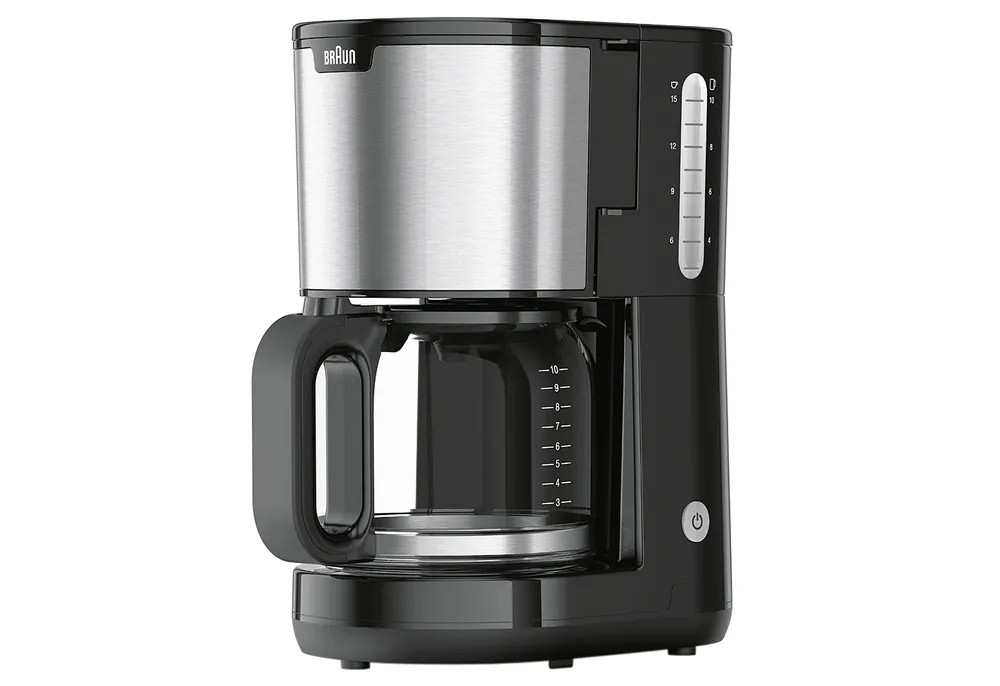 BRAUN Kaffeeautomat KF 1500 BK 10 Tassen 1000Watt schwarz Preisknaller