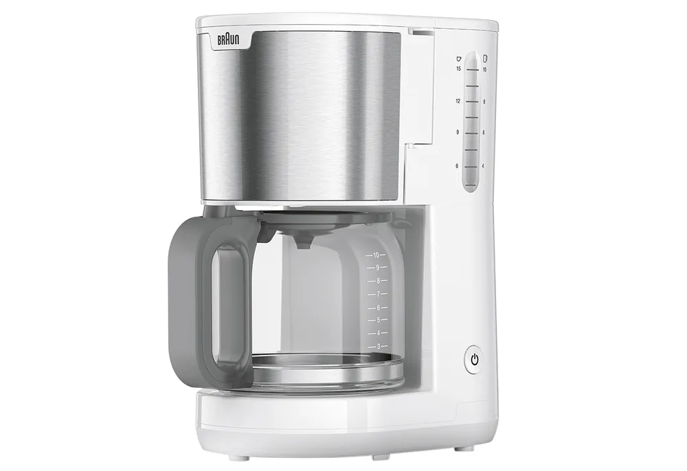 BRAUN Kaffeeautomat KF 1500 WH 10 Tassen 1000Watt weiß Sofort Bestellen
