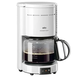 BRAUN Kaffeemaschine KF 47/1 weiß Nur Für Kurze Zeit