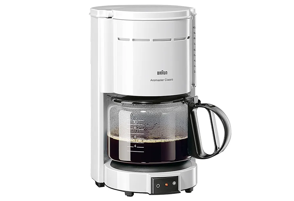 BRAUN Kaffeemaschine KF 47/1 weiß Nur Für Kurze Zeit