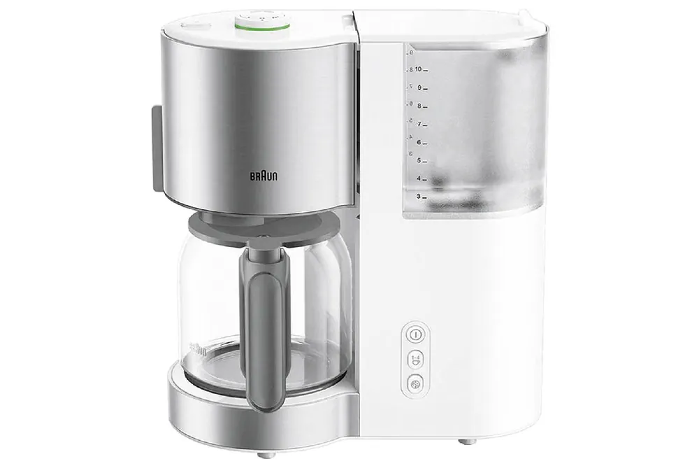 BRAUN Kaffeeautomat KF 5120 WH 10 Tassen 1000Watt weiss Nur Für Kurze Zeit