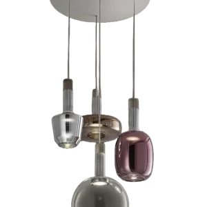 LED Pendelleuchte Eclettica 4-flg Zertifiziert