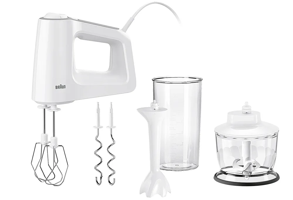 Jetzt Bestellen BRAUN Handmixer HM 3135 Mixfuß Zerkleinerer 500 W weiß