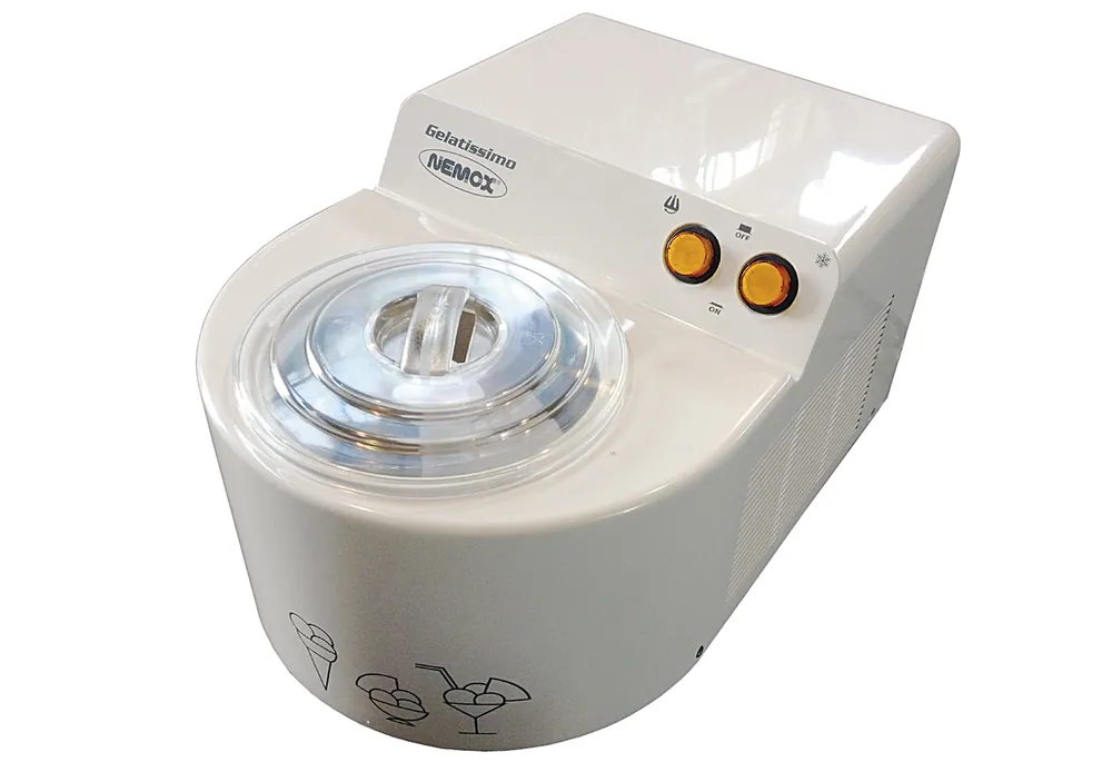 NEMOX Eismaschine Gelatissimo Kompressor 165 Watt weiß Highlight