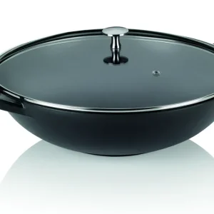 kela Gusseisen Wok Calido Schwarz Ø 36 cm Versand Am Gleichen Tag