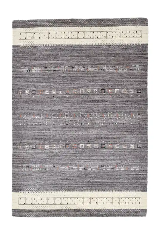 Handloom aus Indien Lori Dream Anthrazit Multi 70 x 140 cm Markenware
