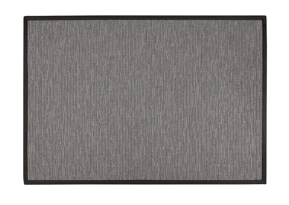 Teppich in Sisaloptik Naturino Effekt Anthrazit 67 x 133 cm Ausverkauf
