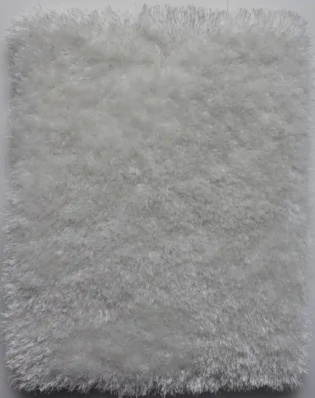 Aktuell Hochflorteppich Sensit Weiss 80 x 150 cm