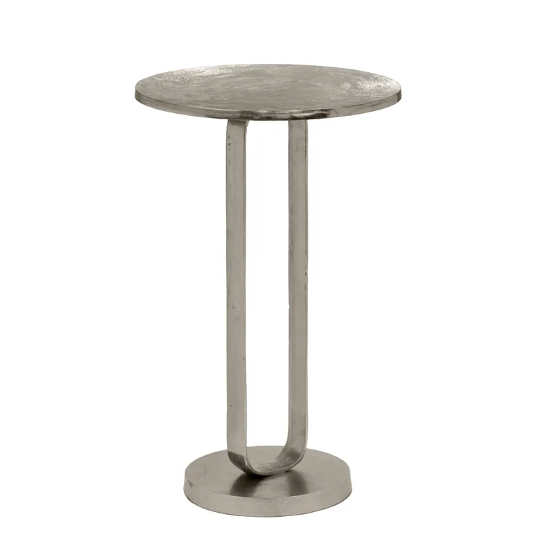 Neu Beistelltisch Tara Silber 38 x 61 cm