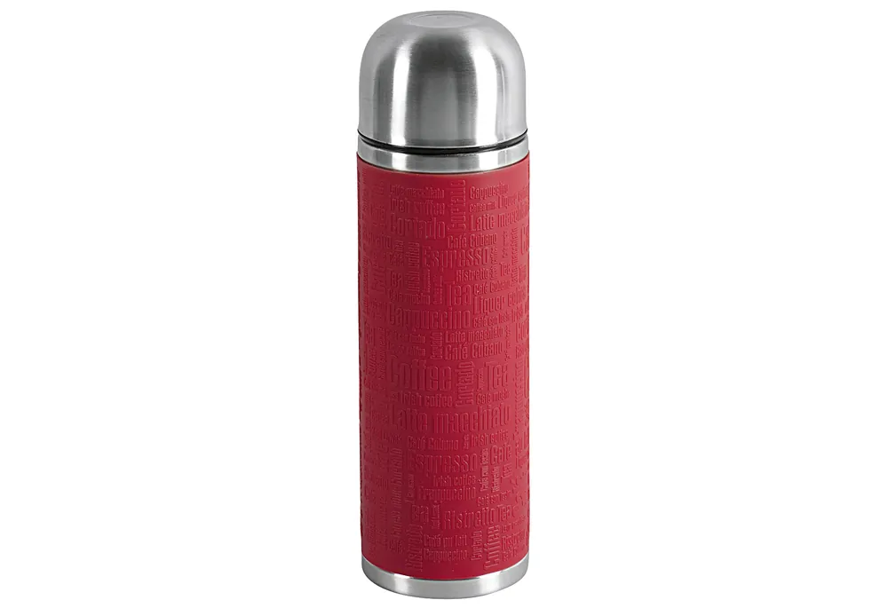 Abverkauf EMSA Isolierflasche 1 l Manschette rot
