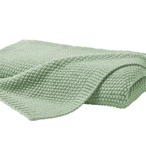 Hahn Strickdecke Grün 130 x 170 cm Must-Have