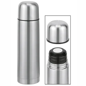 HI Isolierflasche doppelwandig 0,75 l Edelstahl Neue Ware
