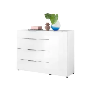 Sonderangebot Kommode Santorin Weiß 135 x 99 cm