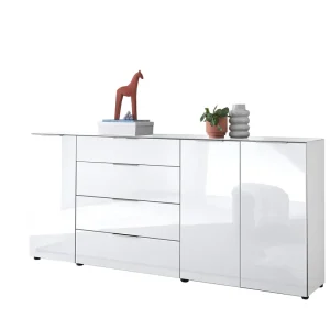 Sichere Zahlung Kommode Santorin Weiß 226 x 99 cm
