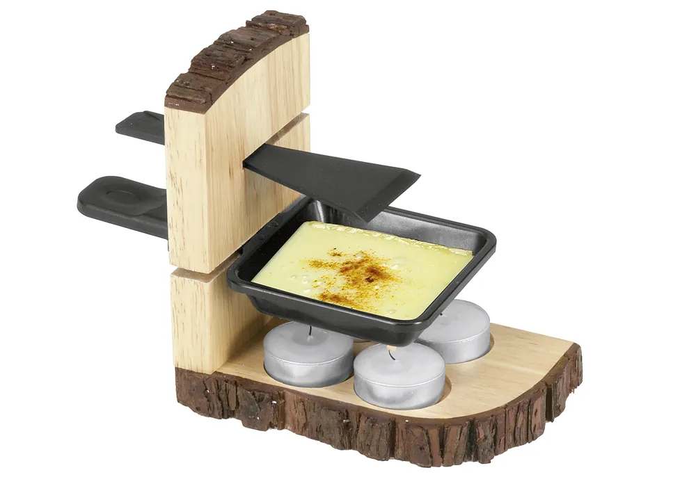 NOUVEL Single Raclette ‘Wood Raclette‘ 7tlg. Preisknaller
