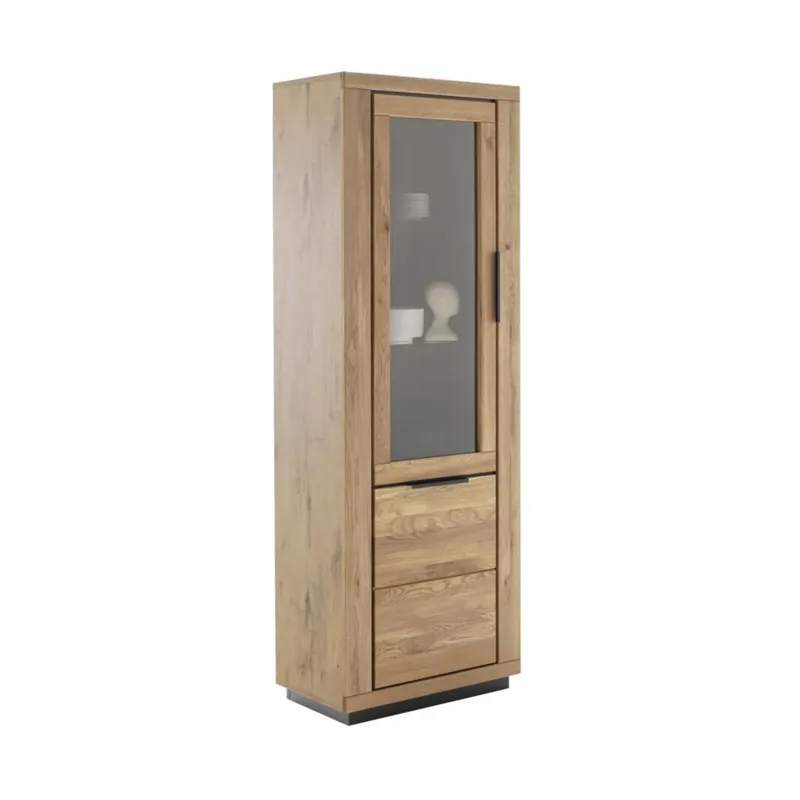 Neu MCA Vitrine Greno Wildeiche 72 x 200 cm