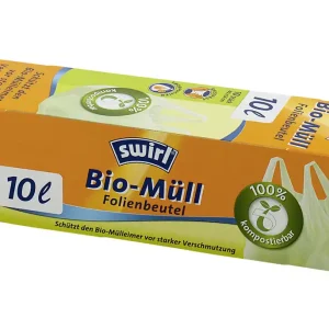 Mega-Angebot SWIRL Abfallbeutel Biofolie mit Griff 10l Pack Rolle mit
