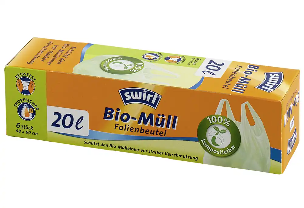 SWIRL Müllbeutel 45x24cm 20l Rolle mit 6 Stück Finale Aktion
