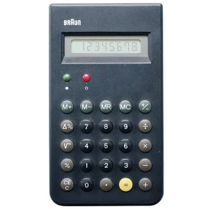 BRAUN Taschenrechner 66030 Batteriebetrieb Schneller Versand