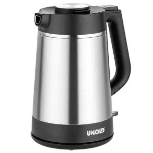 UNOLD Thermowasserkocher 1,5l schwarz/Edelstahl Markenprodukt