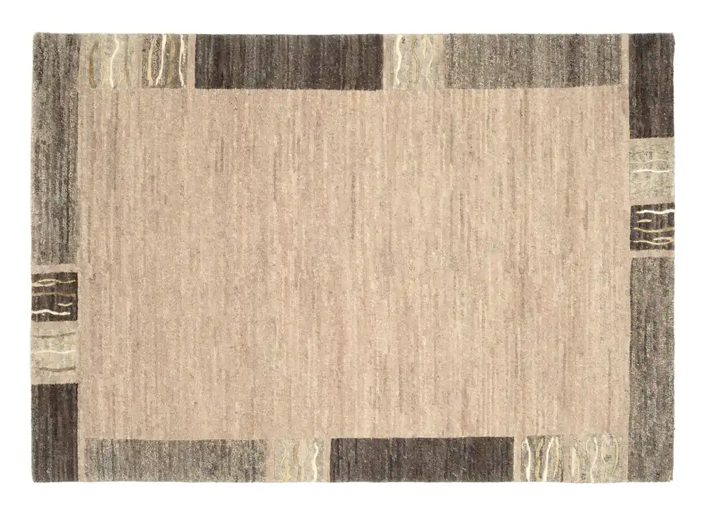Neue Kollektion Teppich aus Nepal Silk Lalitpur Natur 150 cm